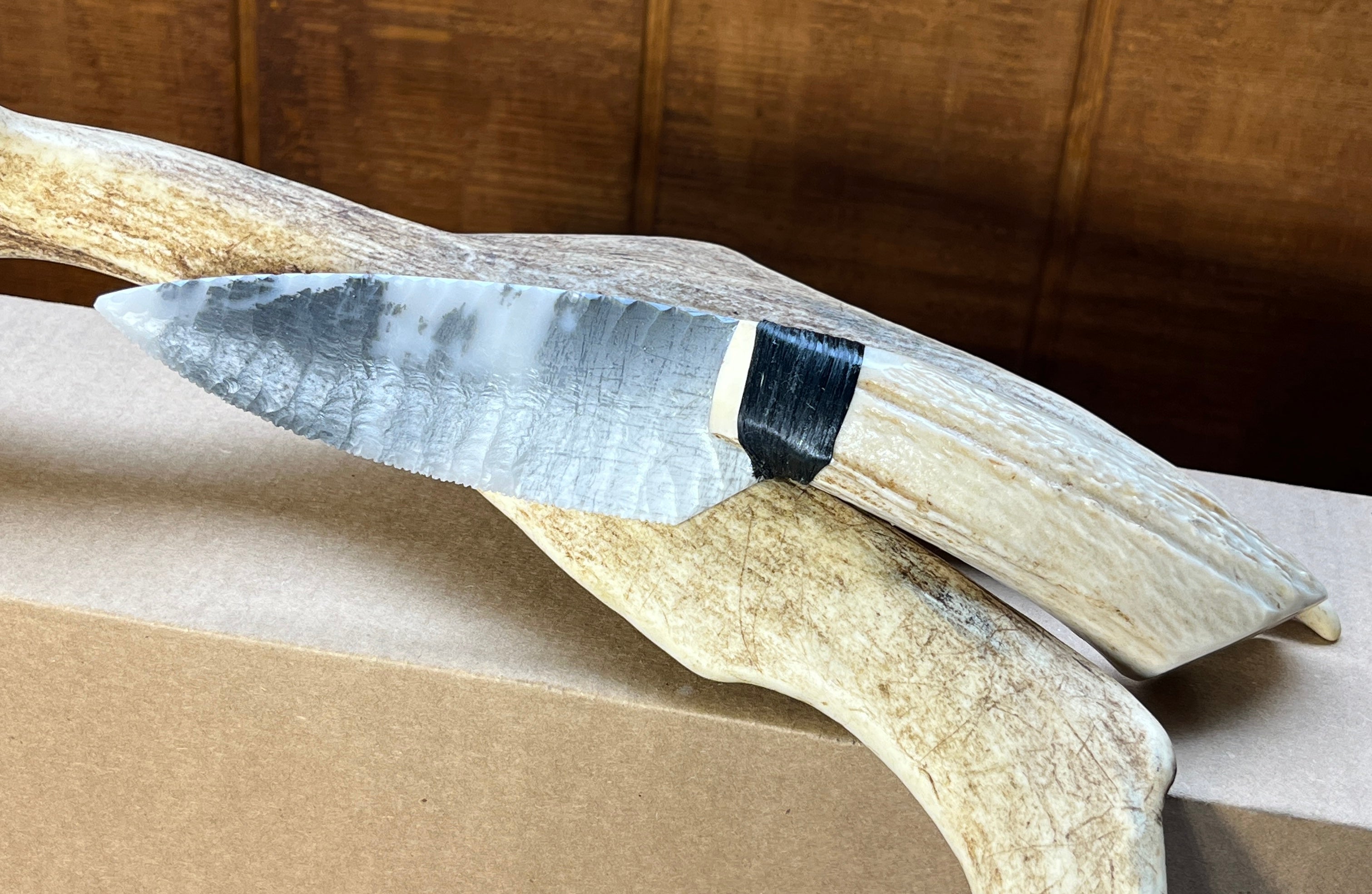 Novaculite knife #381 ￼