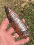 Mahogany obsidian blade