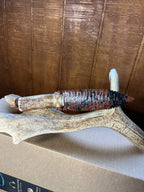 Mahogany obsidian dagger #293