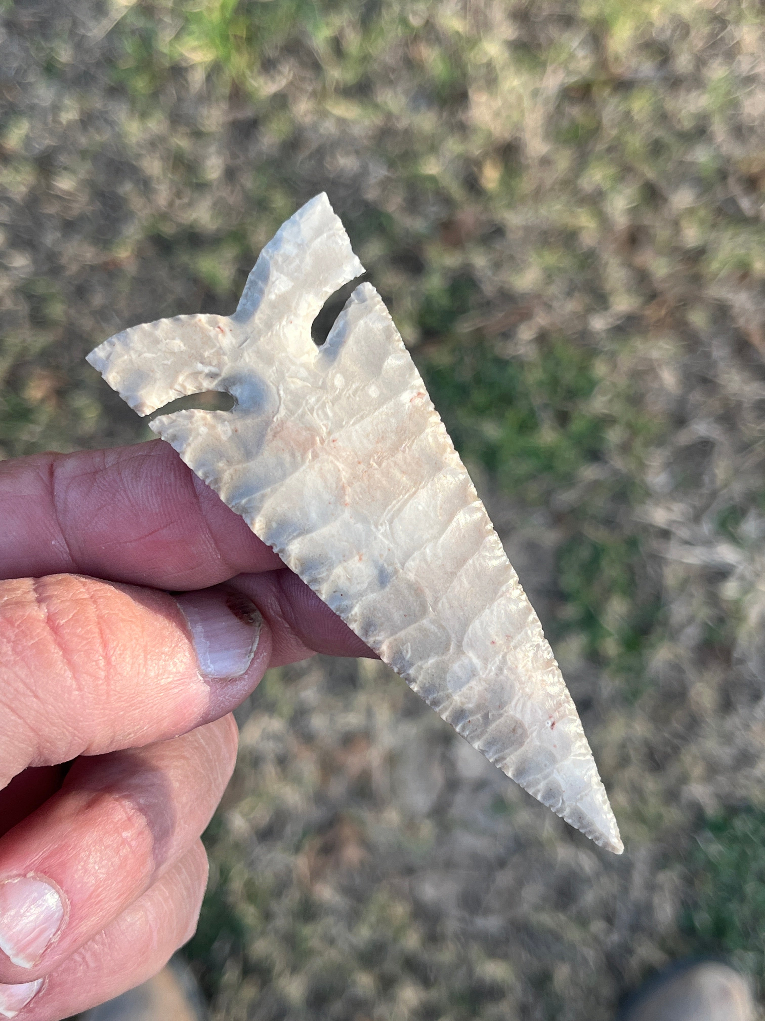 3-3/4” Belton chert/flint Wintu